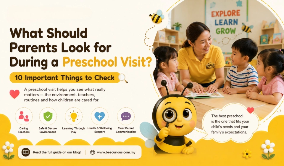 What Should Parents Look for During a Preschool Visit